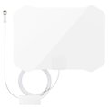 Antop Antop AT-133B Super Slim 0.02 in. Piano White Paper Thin TV Antenna with Inline Smart Pass Amplifier; 35 & 50 Mile Range - 4K UHD Ready AT-133B
